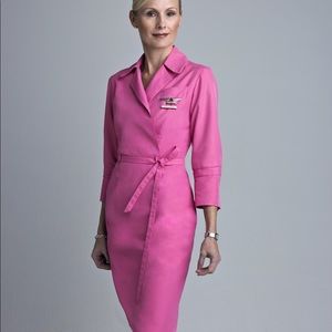 Vintage Delta flight attendant pink uniform dress 💗💗💗💗